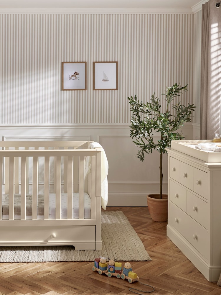 Mamas & Papas Cashmere Oxford 2 Piece Nursery Furniture Set - Image 2 of 12 Mamas & Papas Cashmere Oxford 2 Piece Nursery Furniture Set - Image 2 of 12