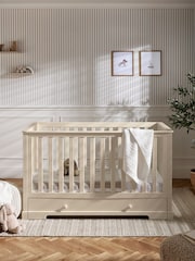 Mamas & Papas Cashmere Oxford 2 Piece Nursery Furniture Set - Image 3 of 12