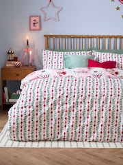 Furn Candyfloss Passport to the Northpole Reversible Duvet Cover and Pillowcase Set - Image 2 of 4