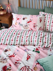 Furn Candyfloss Passport to the Northpole Reversible Duvet Cover and Pillowcase Set - Image 3 of 4