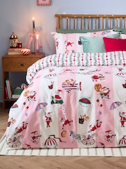 Furn Candyfloss Passport to the Northpole Reversible Duvet Cover and Pillowcase Set - Image 4 of 4