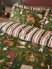 Furn Twelve Days Reversible Christmas Duvet Cover and Pillowcase Set - Imagen 3 de 4