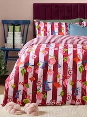 Furn Berry Christmas Ornaments Reversible Duvet Cover and Pillowcase Set - Image 4 of 4