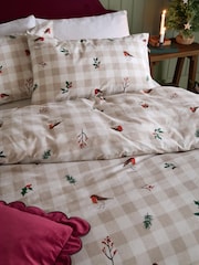 Wylder Natural Robins Reversible Duvet Cover and Pillowcase Set - Image 2 of 3
