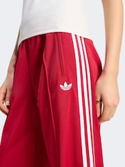 adidas Originals Red/White Firebird Loose Track Pant Trousers - Image 4 of 6