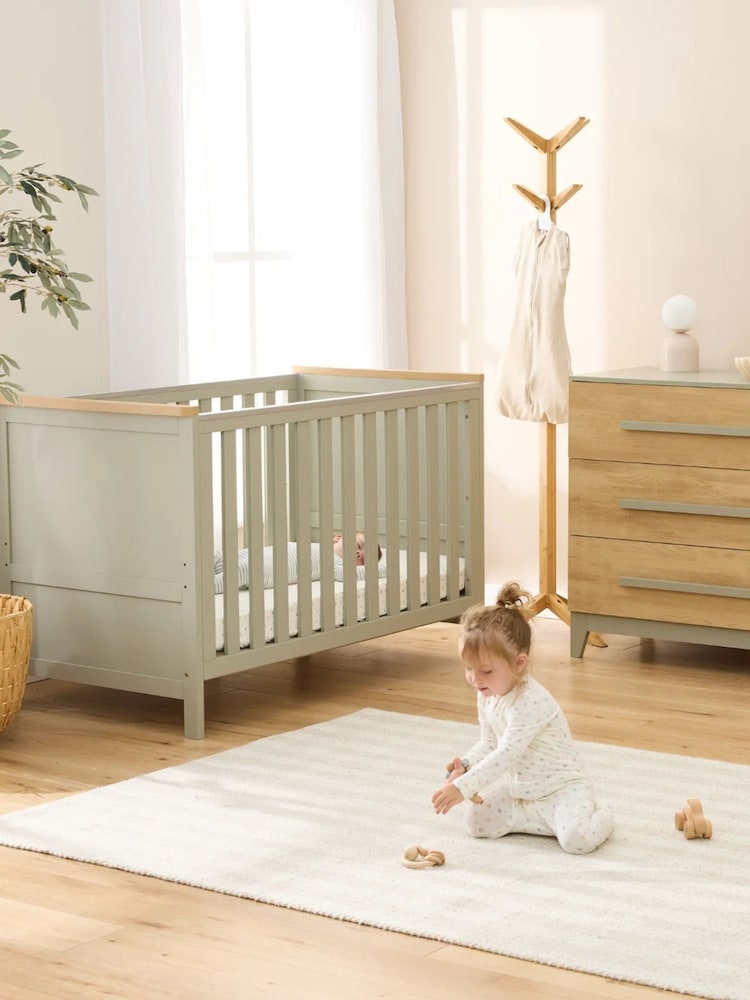 Tutti Bambini Sage Misha 2 Piece Nursery Furniture Set - Image 1 of 5 Tutti Bambini Sage Misha 2 Piece Nursery Furniture Set - Image 1 of 5