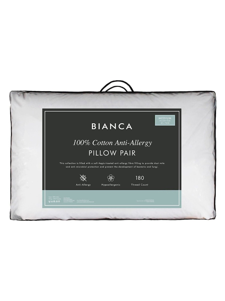 Bianca 180TC Cotton Anti Allergy Pillow - Image 2 of 4