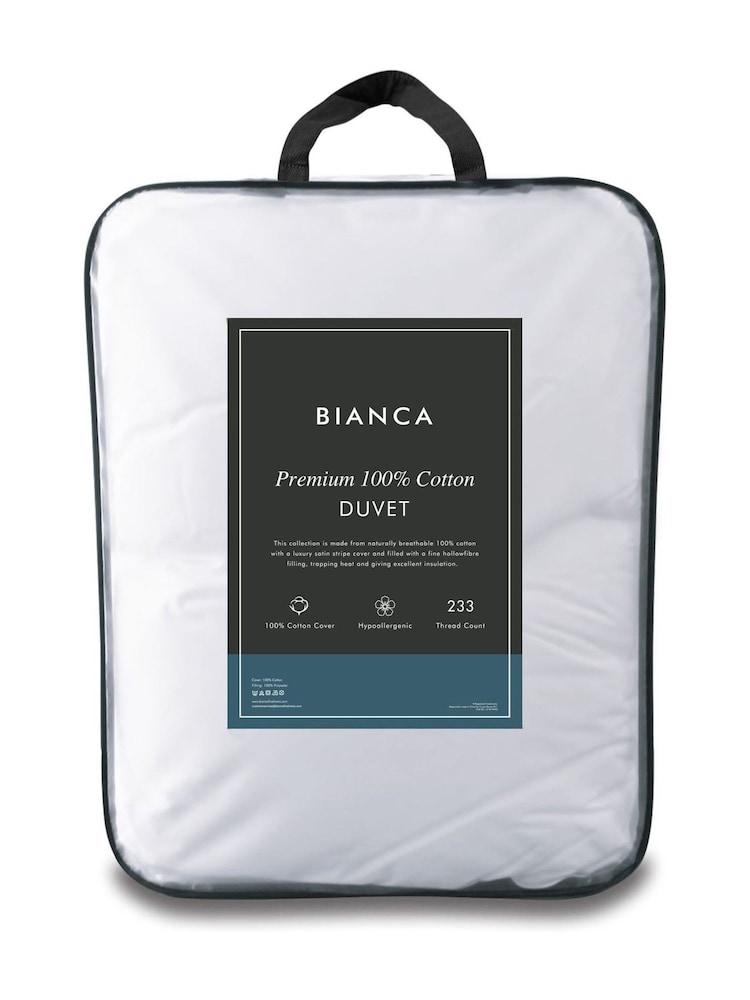 Bianca Premium Cotton Stripe 10.5 Tog Duvet - Image 2 of 4
