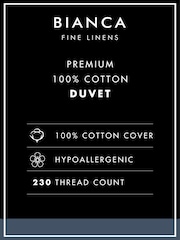 Bianca Premium Cotton Stripe 10.5 Tog Duvet - Image 4 of 4