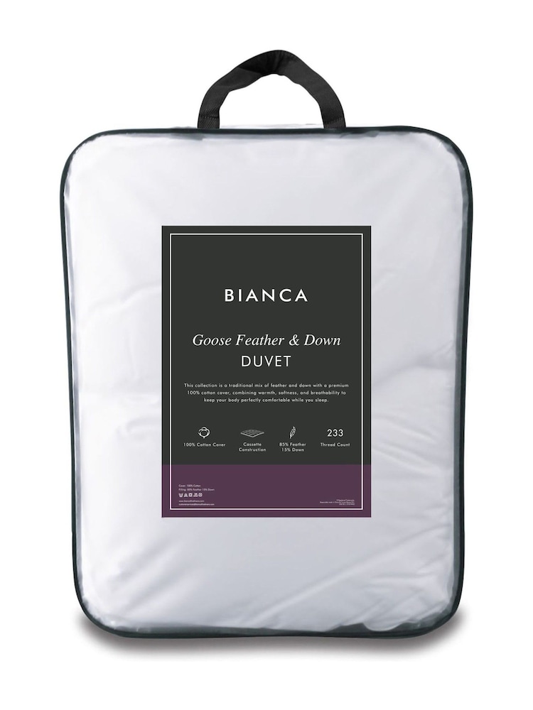 Bianca Goose Feather & Down 10.5 Tog Duvet - Image 2 of 4