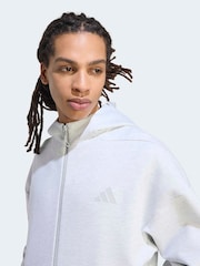 adidas Grey Z.N.E. Full Zip Track Top - Image 4 of 6