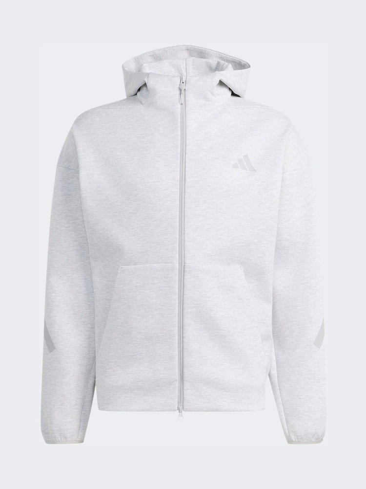 adidas Grey Z.N.E. Full Zip Track Top - Image 6 of 6 adidas Grey Z.N.E. Full Zip Track Top - Image 6 of 6