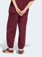 adidas Originals Red Essentials Loose Fleece Joggers - Image 3 of 6