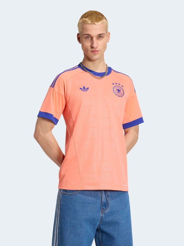 adidas Orange Germany 26 Away Goalkeeper Jersey - Image 1 of 7 adidas Orange Germany 26 Away Goalkeeper Jersey - Image 1 of 7