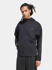 adidas Black Z.N.E. Full Zip Track Top - Image 1 of 5