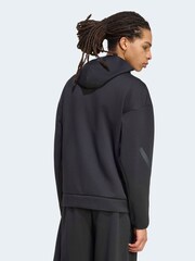 adidas Black Z.N.E. Full Zip Track Top - Image 2 of 5