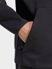 adidas Black Z.N.E. Full Zip Track Top - Image 5 of 5
