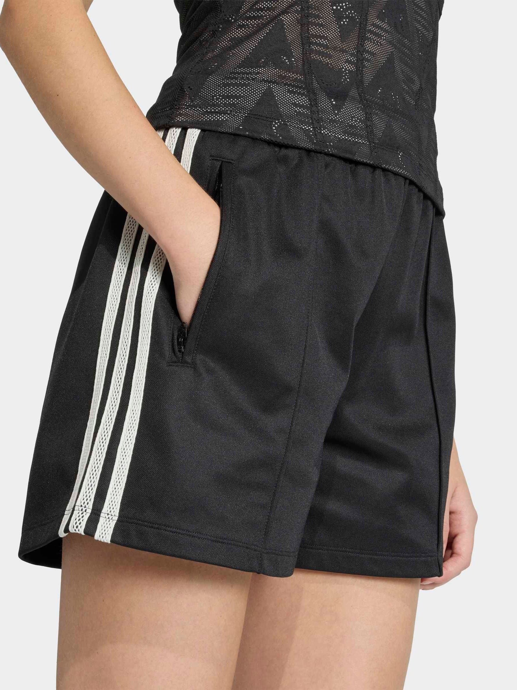 Buy adidas originals Black Sprinter Shorts With Knitted Crochet