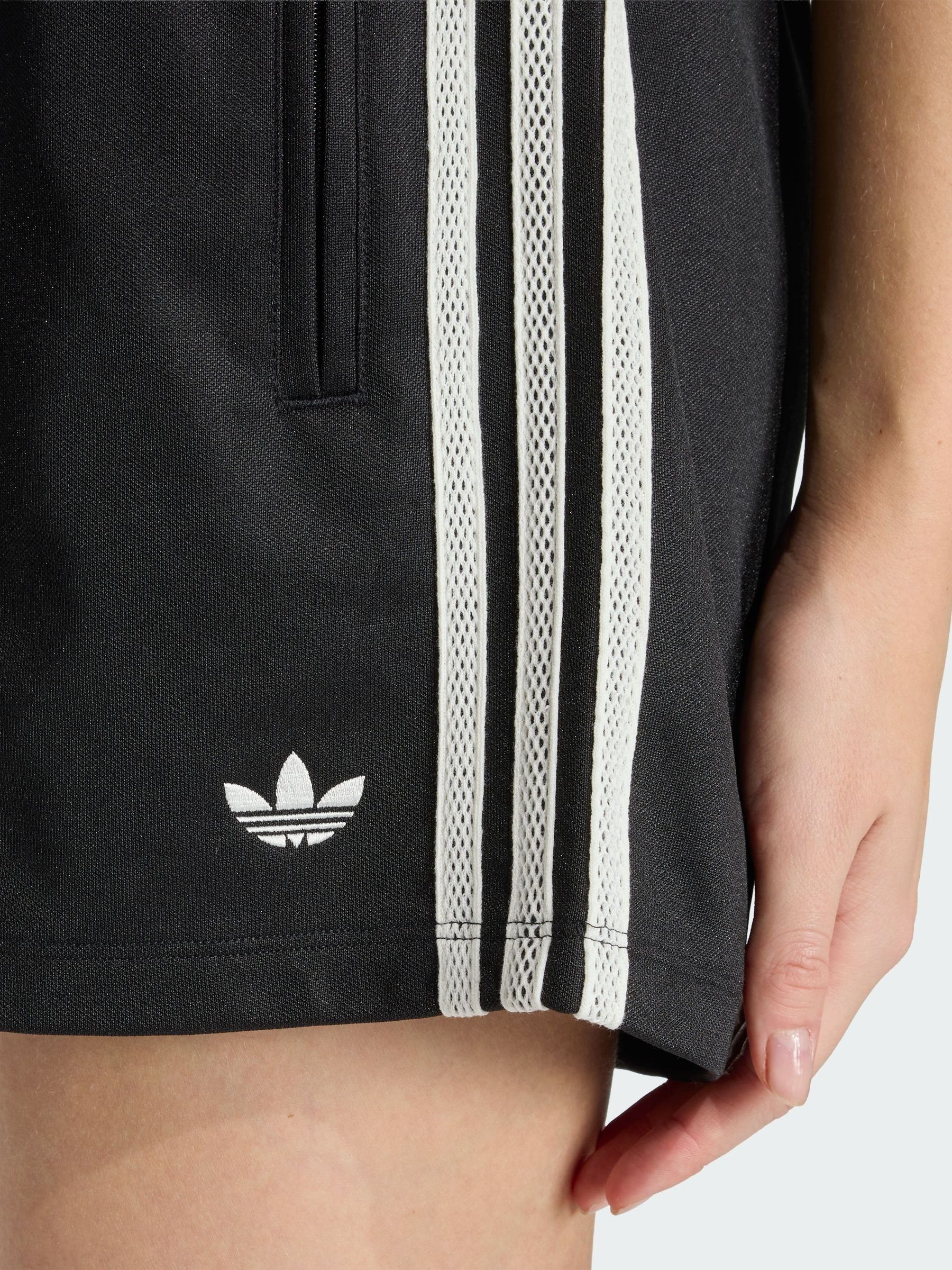 Buy adidas originals Black Sprinter Shorts With Knitted Crochet