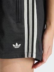 adidas originals Black Sprinter Shorts With Knitted Crochet Details - Image 5 of 6