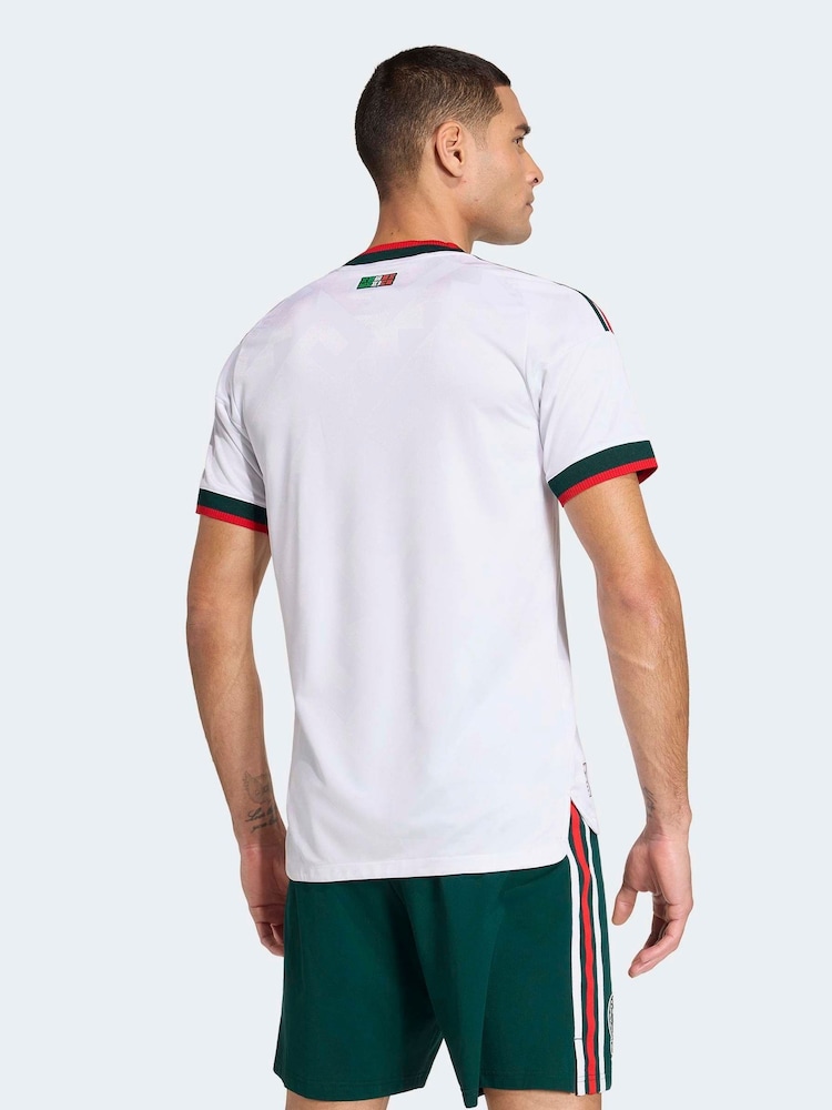 adidas White Mexico 26 Away Authentic Jersey - Image 2 of 7