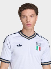 adidas White Italy 26 Away Authentic Jersey - Image 4 of 7