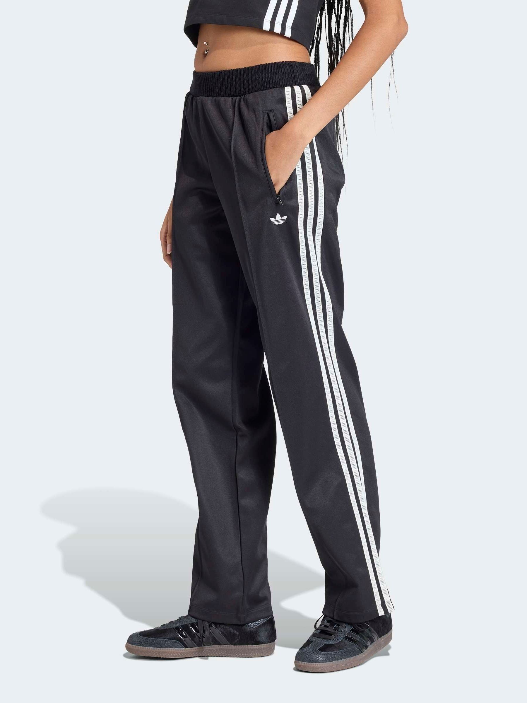 Buy adidas originals Black Firebird Track Pants With Knitted
