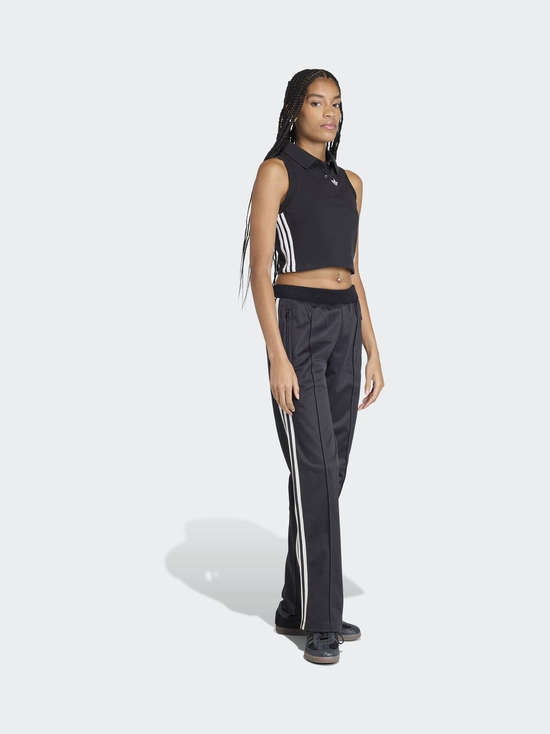 Buy adidas originals Black Firebird Track Pants With Knitted