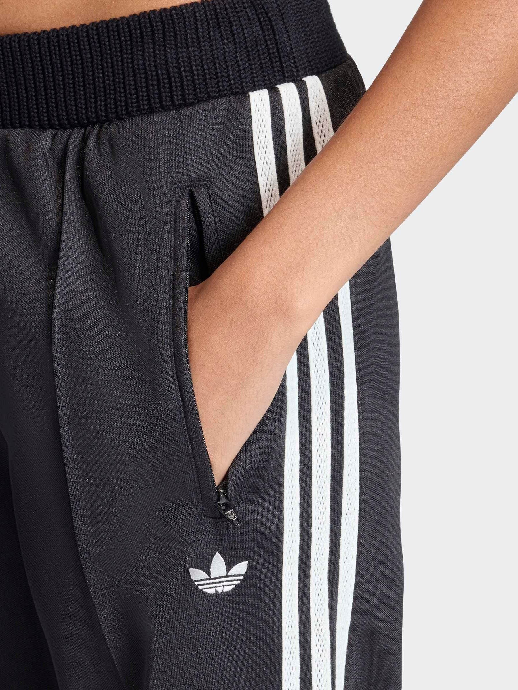 Buy adidas originals Black Firebird Track Pants With Knitted