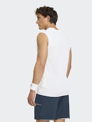 adidas White Tennis Climacool Sleeveless T-Shirt - Image 2 of 6
