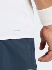 adidas White Tennis Climacool Sleeveless T-Shirt - Image 5 of 6