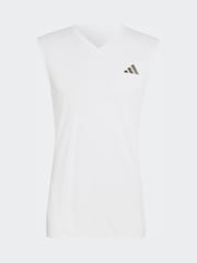 adidas White Tennis Climacool Sleeveless T-Shirt - Image 6 of 6