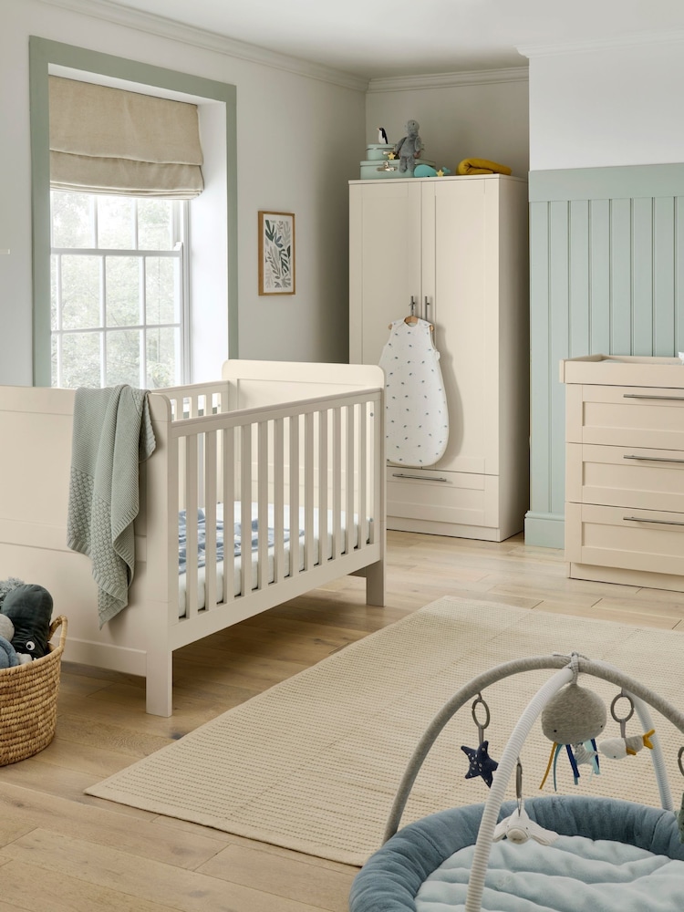 Mamas & Papas 3 Piece Cashmere Hampden Nursery Furniture Set - Image 1 of 12 Mamas & Papas 3 Piece Cashmere Hampden Nursery Furniture Set - Image 1 of 12