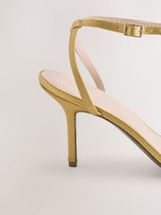 Vert - Sandales Forever Comfort® simples à talons et bout carré - Image 7 de 9