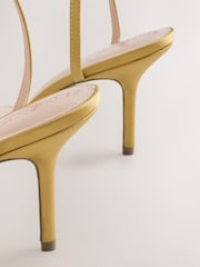 Vert - Sandales Forever Comfort® simples à talons et bout carré - Image 9 de 9