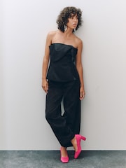 Pink Forever Comfort® Satin Block Court Heels - Image 2 of 11