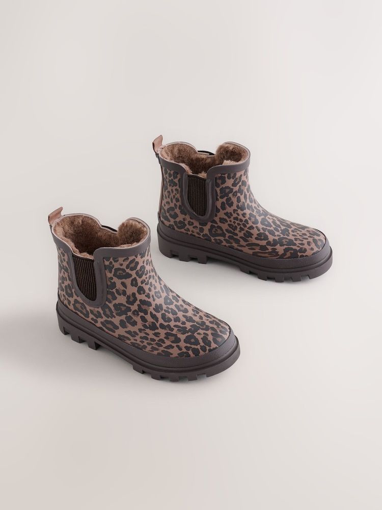 Leopard Print Chelsea Wellies - Image 1 of 5