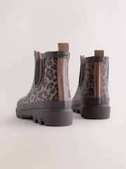 Leopard Print Chelsea Wellies - Image 4 of 5