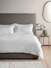 Gallery Home White Wisp Washed Cotton Quilt Cover Set - Image 2 of 4