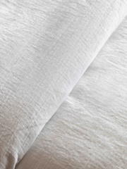 Gallery Home White Wisp Washed Cotton Quilt Cover Set - Image 4 of 4