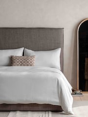 Gallery Home White Wendi Jacquard Quilt Cover Set - Image 1 of 3