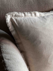 Gallery Home Cream Selection of 2 Flax Look Cushion 450x450mm - Image 3 of 4