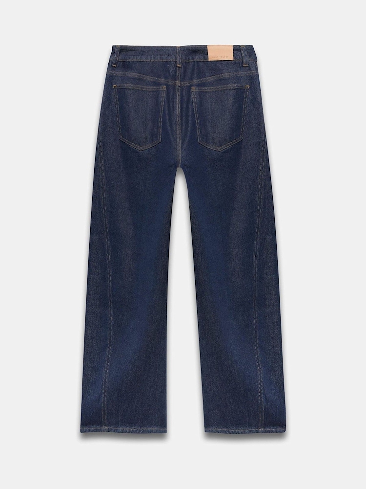 Mint Velvet Blue Barrel Leg Jeans - Image 7 of 7