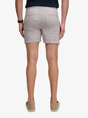 Superdry Grey The Merchant Store - Linen Shorts - Image 2 of 7