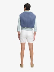 Superdry White The Merchant Store - Linen Shorts - Image 4 of 7