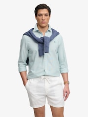 Superdry White The Merchant Store - Linen Shorts - Image 5 of 7