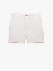 Superdry White The Merchant Store - Linen Shorts - Image 7 of 7
