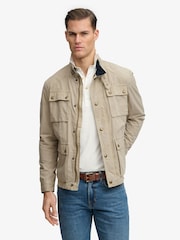 SUPERDRY Brown Merchant Ripstop Racer Jacket - Image 2 of 9