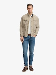 SUPERDRY Brown Merchant Ripstop Racer Jacket - Image 5 of 9