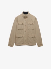 SUPERDRY Brown Merchant Ripstop Racer Jacket - Image 7 of 9